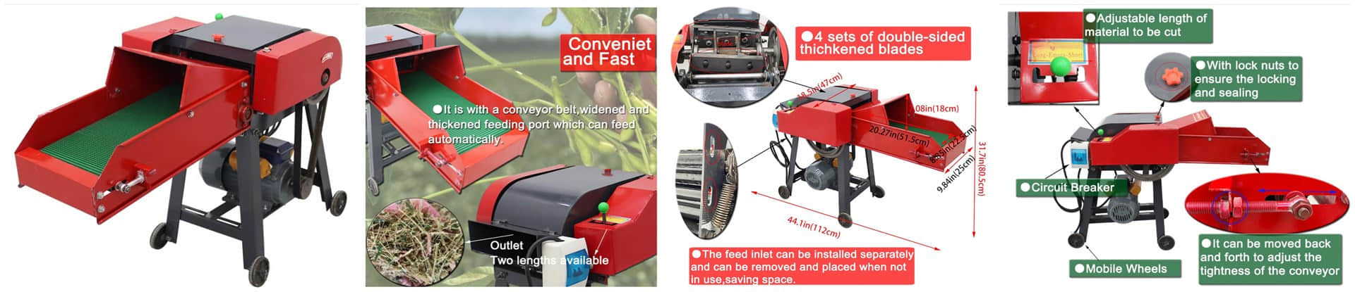 Green Chaff Cutter Machinery